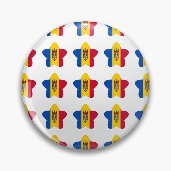 Item preview, Moldova Flag Star Pattern designed and sold by TheIconSmith.