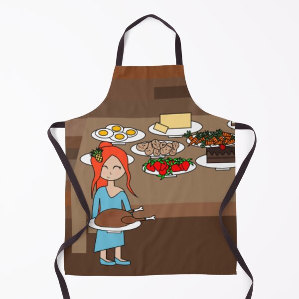 Item preview, Julia with cooked turkey at the turkey's house designed and sold by GooglyEyes-.
