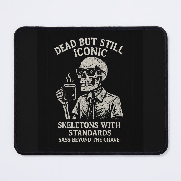 Item preview, Dead But Still Iconi – Sassy Skeletons Club Tee designed and sold by Laugh & Rewind .