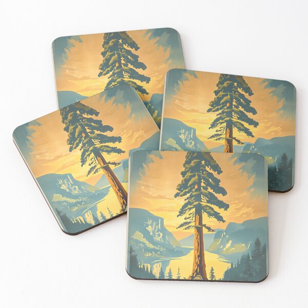 Item preview, Oregon Travel Poster Featuring Sequoia Tree designed and sold by FestivityFinds.