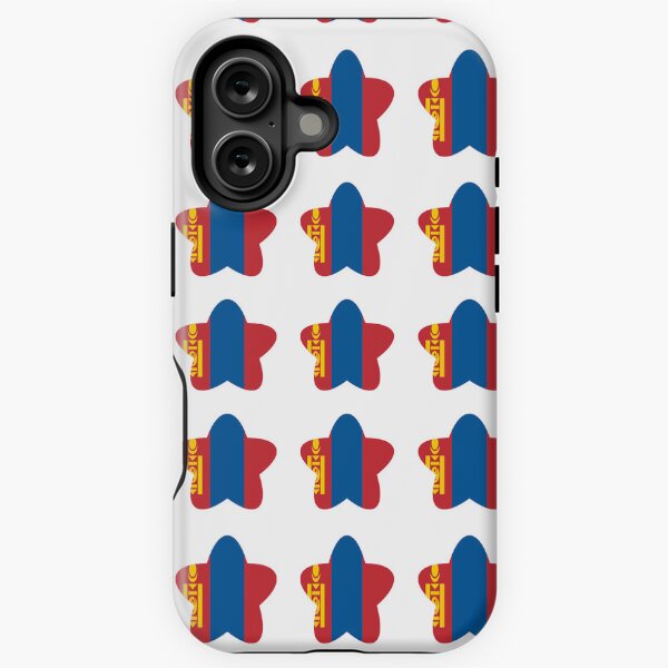 Aperçu de l'œuvre Motif étoile du drapeau de la Mongolie créée et vendue par TheIconSmith.