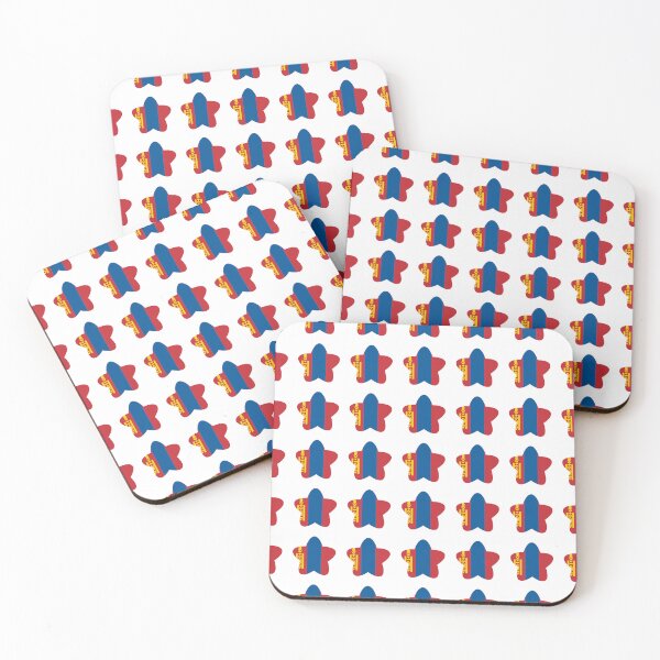 Item preview, Mongolia Flag Star Pattern designed and sold by TheIconSmith.