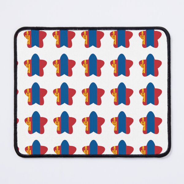 Item preview, Mongolia Flag Star Pattern designed and sold by TheIconSmith.