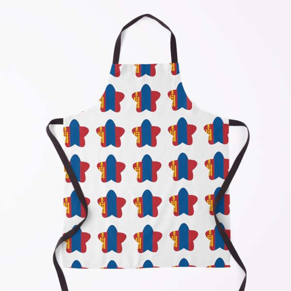 Item preview, Mongolia Flag Star Pattern designed and sold by TheIconSmith.