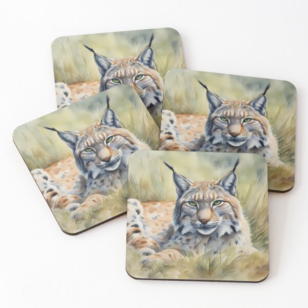 Item preview, Lynx Resting in Grass designed and sold by CalmnessbyChoice.