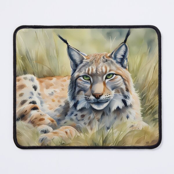 Item preview, Lynx Resting in Grass designed and sold by CalmnessbyChoice.