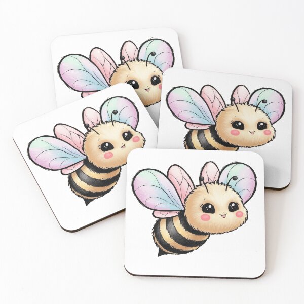 Item preview, Cute Happy Bumblebee designed and sold by PinkiPop Studio.