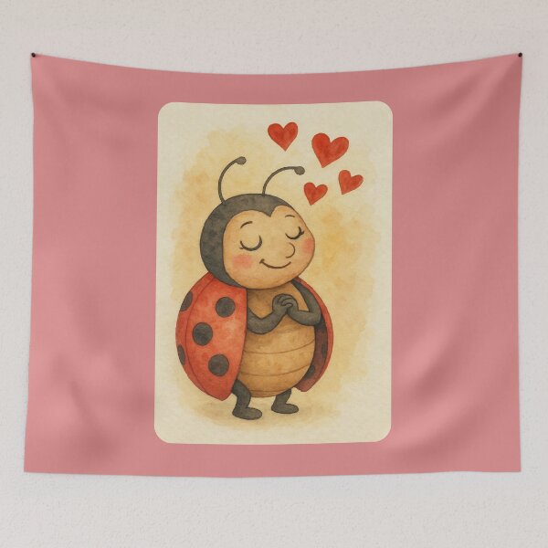 Item preview, Happy Little Ladybug Full of Love designed and sold by GusiaTreasures.