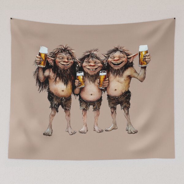 Item preview, Cheers, goblincore drinking t shirt designed and sold by Danicus666.