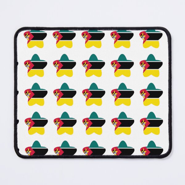 Item preview, Mozambique Flag Star Pattern designed and sold by TheIconSmith.