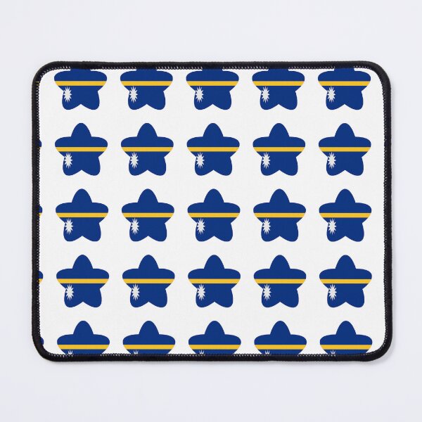 Item preview, Nauru Flag Star Pattern designed and sold by TheIconSmith.