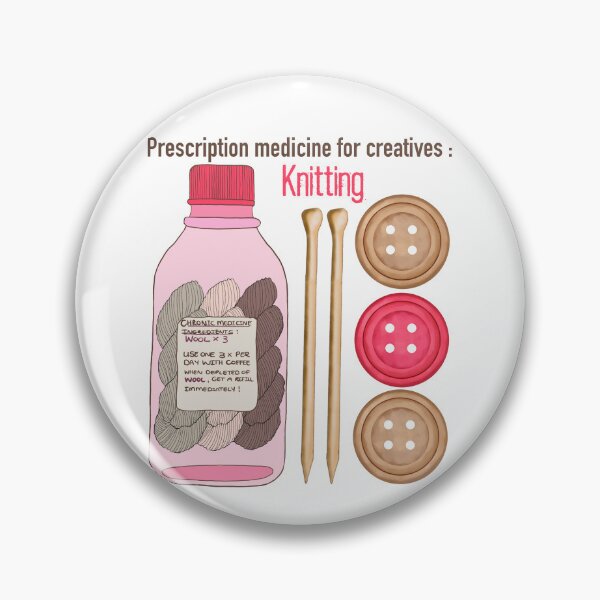 Item preview, Prescription medicine for creatives: knitting  designed and sold by A Sweet  Fragrance Art.