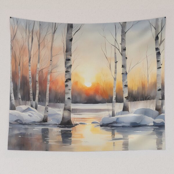 Item preview, Calm Winter Lake designed and sold by CalmnessbyChoice.