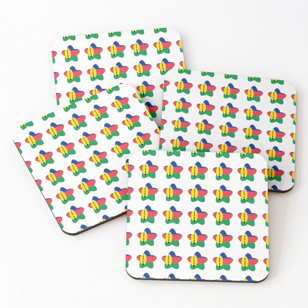 Item preview, New Caledonia Flag Star Pattern designed and sold by TheIconSmith.