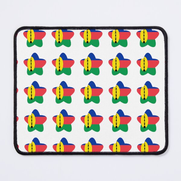 Item preview, New Caledonia Flag Star Pattern designed and sold by TheIconSmith.