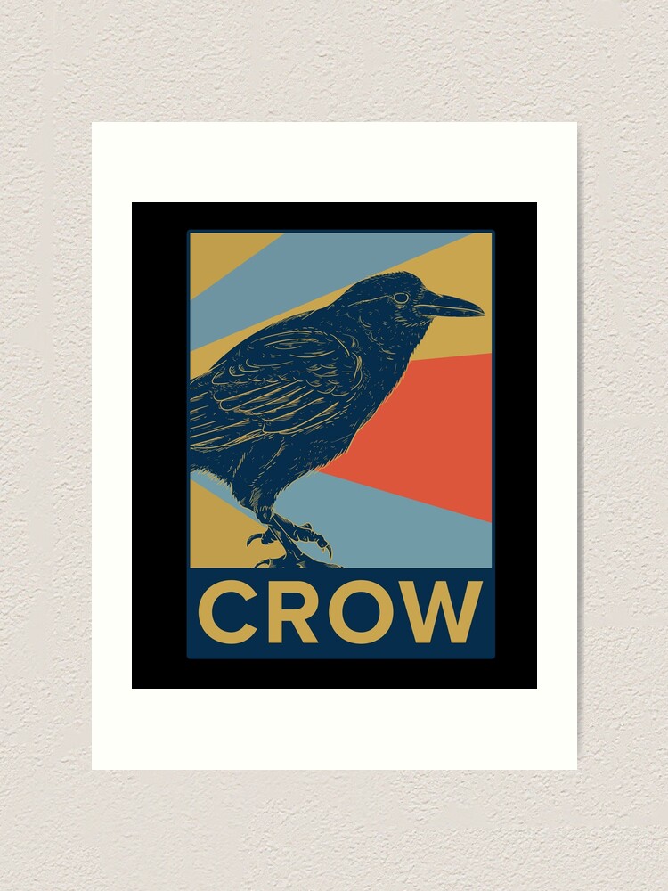 Alternate view of Crow Art Print