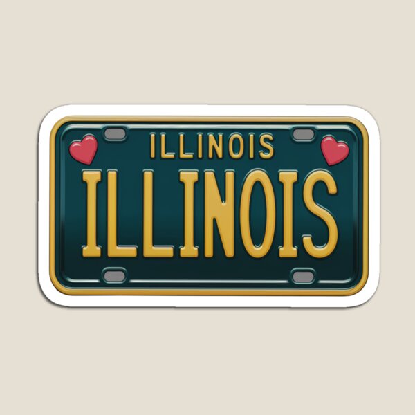 Item preview, Illinois Route 66 Collectible Plate designed and sold by Kamil Chudy.