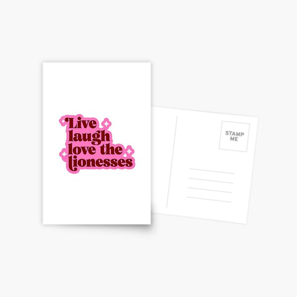 Item preview, Live, laugh, love the lionesses  designed and sold by stickers4-days.
