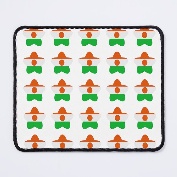 Item preview, Niger Flag Star Pattern designed and sold by TheIconSmith.
