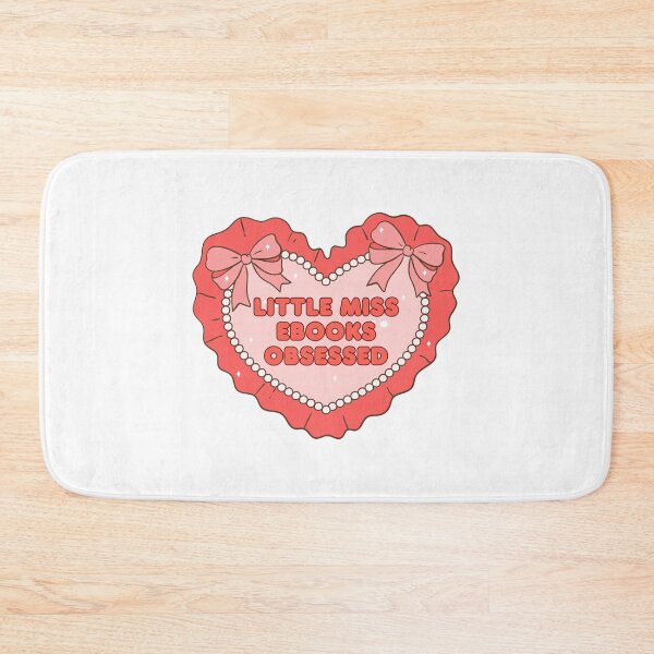 Item preview, Little Miss Ebooks Obsessed | cute bookish aesthetic designed and sold by The Romantics Atelier.
