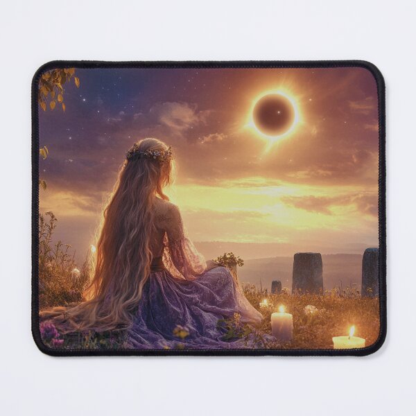 Item preview, Pagan Worshipping the Eclipse designed and sold by MyMagicalPlace.