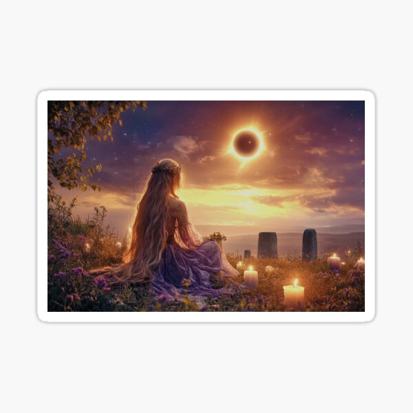 Artikel-Vorschau von Heiden verehren die Sonnenfinsternis, designt und verkauft von MyMagicalPlace.