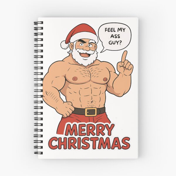 Item preview, Merry Christmas Fel My Ass Guy – Gay Santa Cartoon Humor designed and sold by Places On Earth.