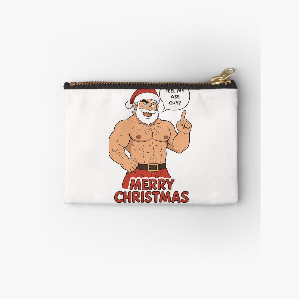 Item preview, Merry Christmas Fel My Ass Guy – Gay Santa Cartoon Humor designed and sold by Places On Earth.