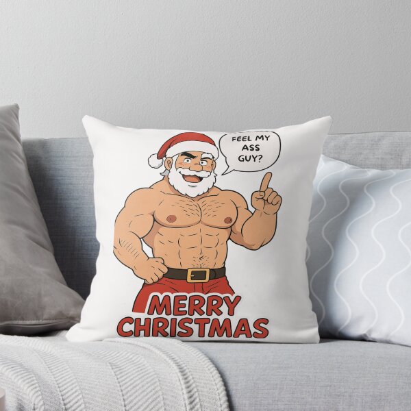 Artikelvorschau, Frohe Weihnachten, Fel My Ass Guy – Schwuler Weihnachtsmann-Cartoon-Humor entworfen und verkauft von Places On Earth.