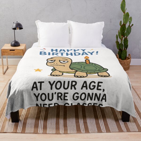 Item preview, Happy Birthday Turtle – At Your Age You’ll Need Glasses designed and sold by Places On Earth.