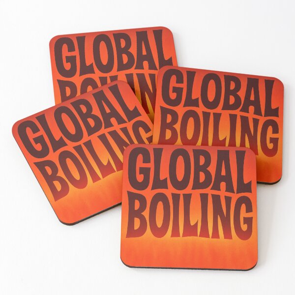 Item preview, Global Boiling – Climate Crisis Statement Design designed and sold by Tarn.