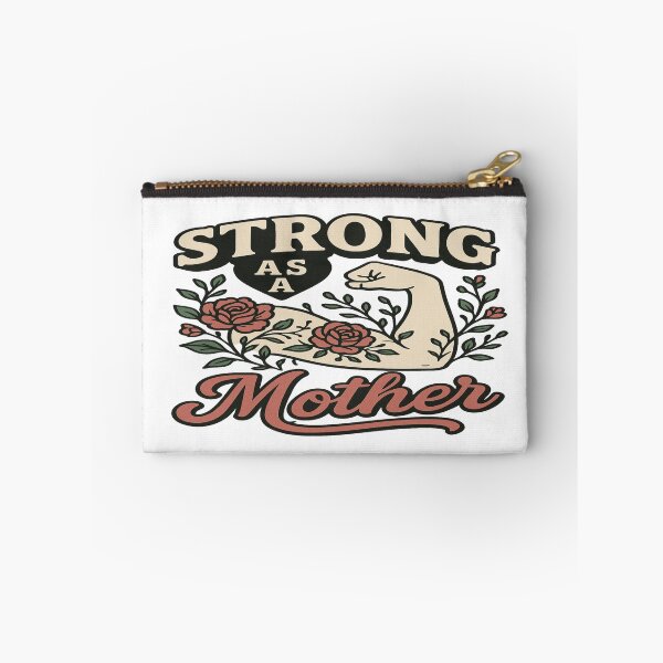 Item preview, Strong as a Mother – Funny Floral Fitness Momma designed and sold by Rajasekar.