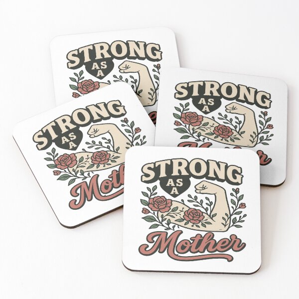 Item preview, Strong as a Mother – Funny Floral Fitness Momma designed and sold by Rajasekar.