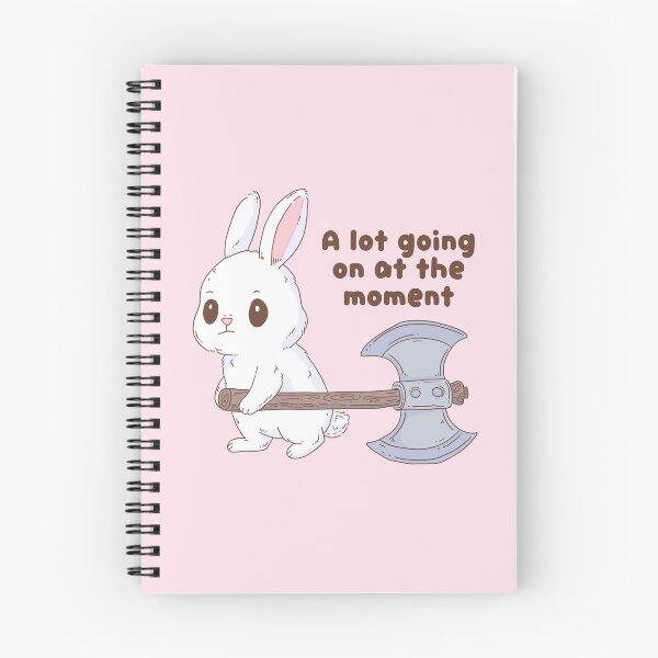 Item preview, Cute Bunny Battle Axe Chaos Mood designed and sold by Jess.a.creates.