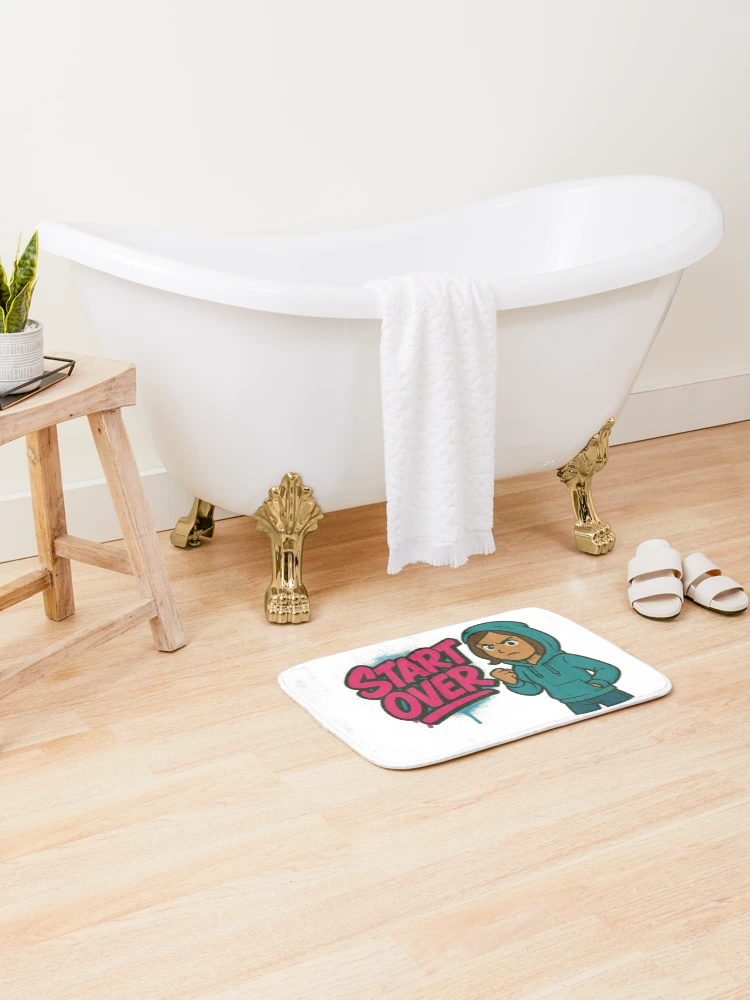 Thumbnail 2 of 6, Bath Mat, Start over designed and sold by auraRM studio.