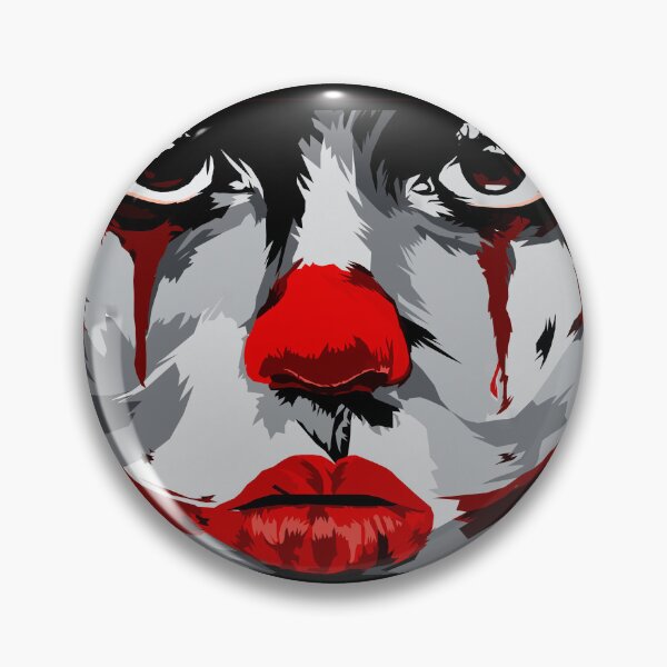 Item preview, Sad Clown face red designed and sold by ASKEW GRAPHICS.