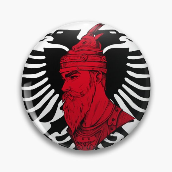 Item preview, Albania Flag &  Skenderbeu designed and sold by FarieArt.