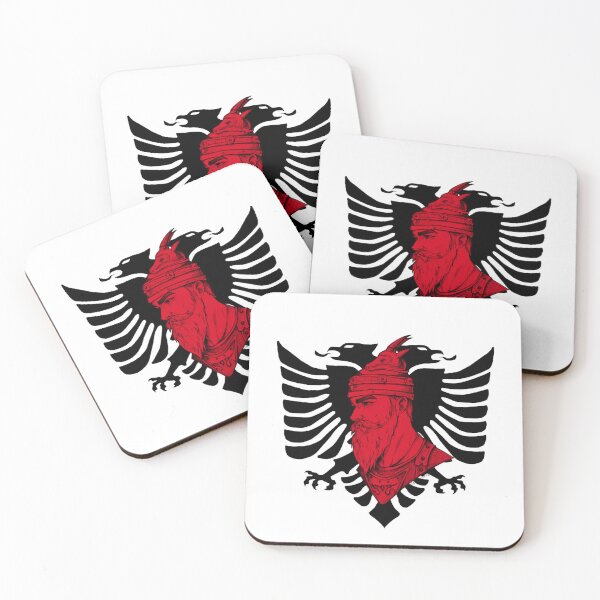 Item preview, Albania Flag &  Skenderbeu designed and sold by FarieArt.