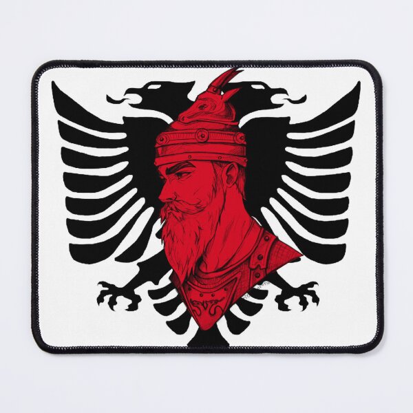 Item preview, Albania Flag &  Skenderbeu designed and sold by FarieArt.