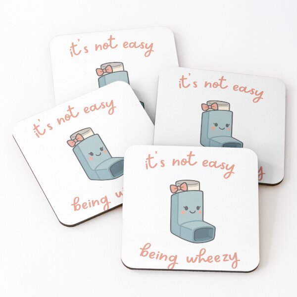 Item preview, Cute Asthma Inhaler - It's not easy being wheezy designed and sold by Wheezy Kid.