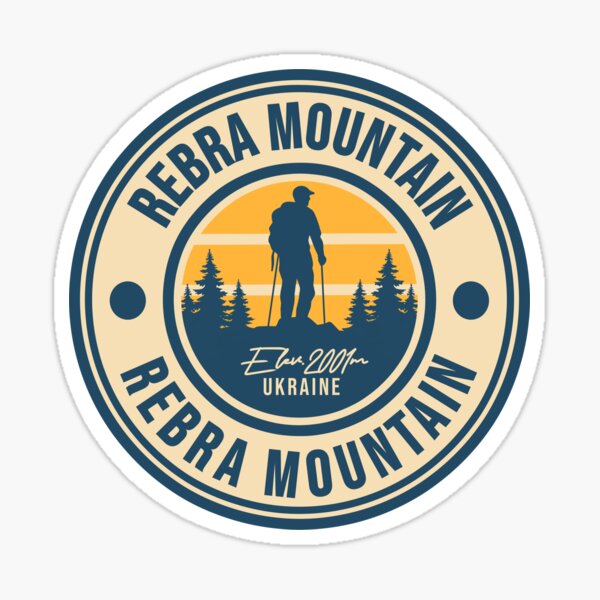 Item preview, Rebra Ukraine Mountain Hiking Camping designed and sold by TravelsOfJamie.