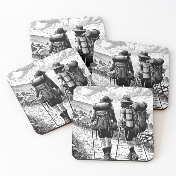 Item preview, Young women on the road to Santiago de Compostela designed and sold by jefboutique6150.