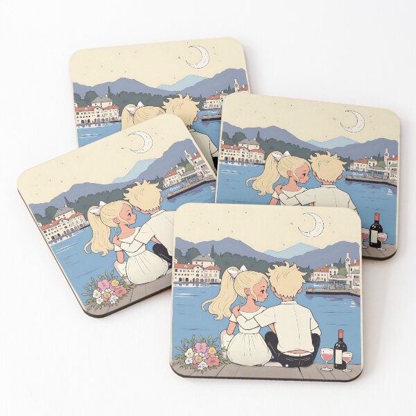 Item preview, Harbor of Hearts: Romantic Marina Date – Anime Style designed and sold by designwithkym.