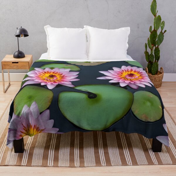Item preview, Water Lilies on Dark Water designed and sold by Pixel Press Prints.