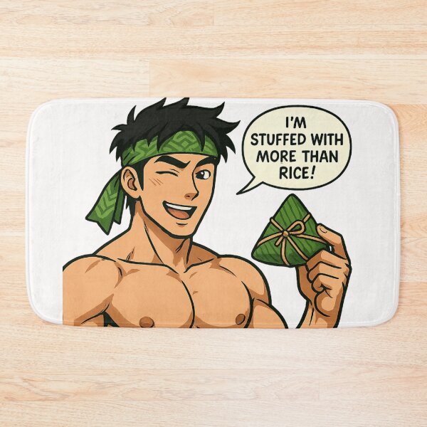 Item preview, Stuffed With More Than Rice – Gay Dragon Boat Festival Joke designed and sold by Places On Earth.