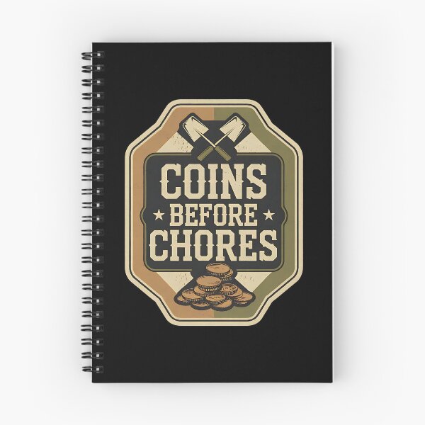Item preview, Coins Before Chores Metal Detecting designed and sold by DomTeesHaven.