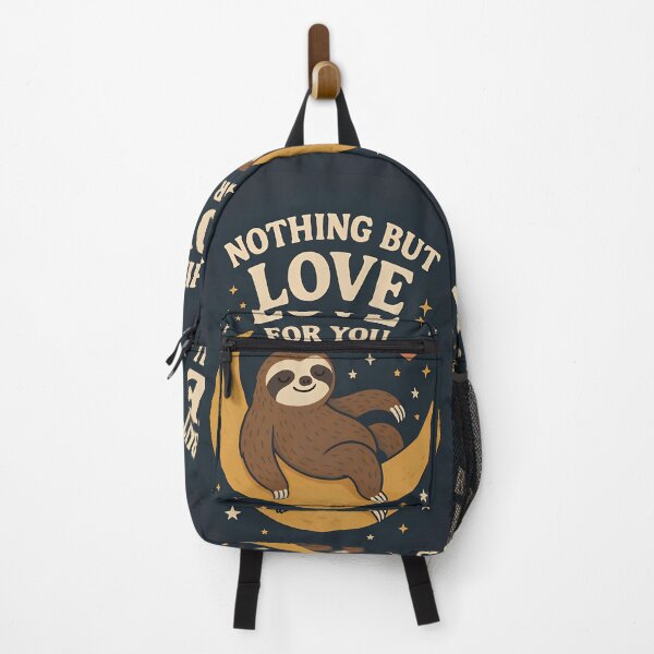 Item preview, Cute Sloth on Moon with Love Quote Illustration designed and sold by Amr Siam.