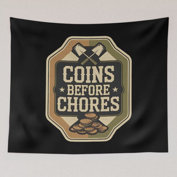 Item preview, Coins Before Chores Metal Detecting designed and sold by DomTeesHaven.