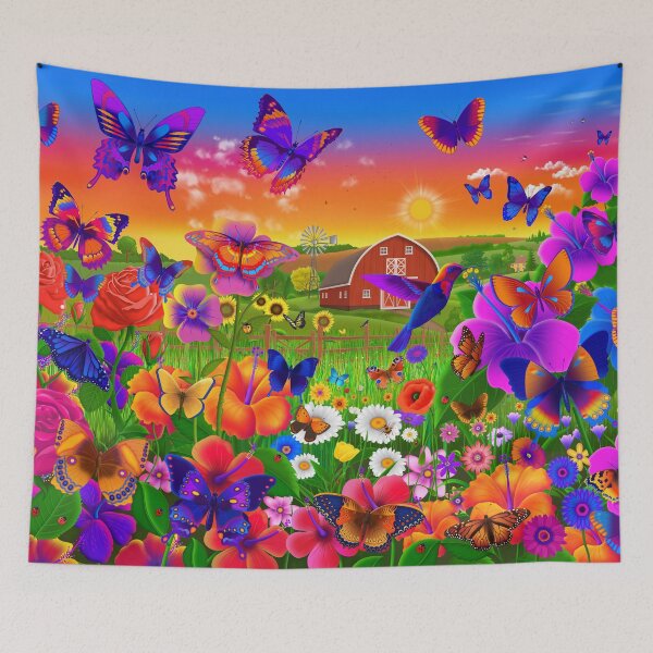 Item preview, Butterfly Floret Version 2 designed and sold by GeraldNewtonArt.