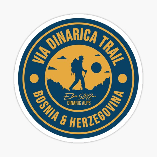 Item preview, Via Dinarica Trail Bosnia and Herzegovina Hiking Camping designed and sold by TravelsOfJamie.